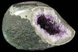 Purple Amethyst Geode - Uruguay #83659-1